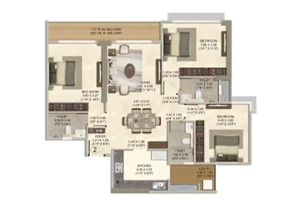 3 BHK